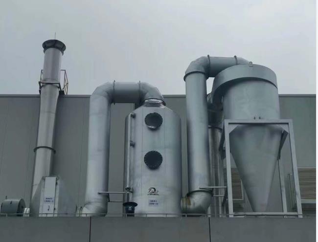 環保設備（旋風+噴淋）